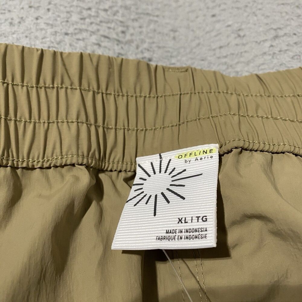 Offline Aerie Cargo Maxi Skirt Womens XL Tan Khaki Outdoor Hiking Festival NEW - Picture 10 of 12